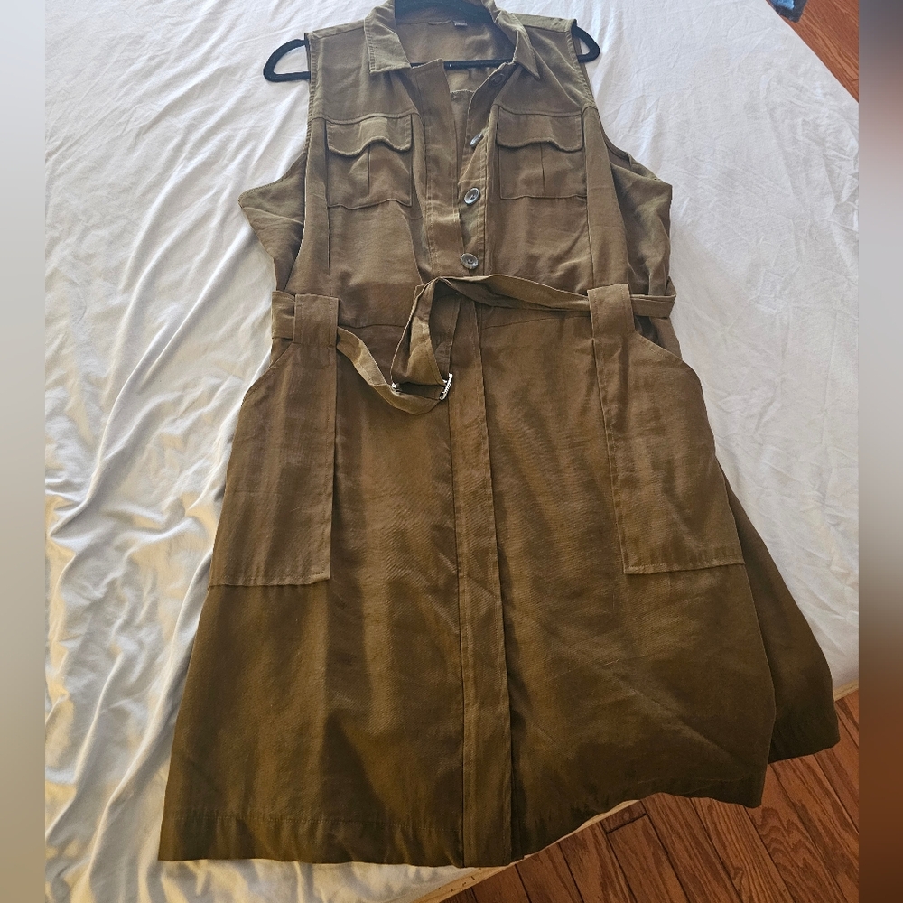 Olive Safari Dress